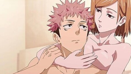 Anime Hentai And Car Toon - No Escape From Rough Sex - A Passionate Fantasy - Nobara Needs A Break But Itadori Wont Stop