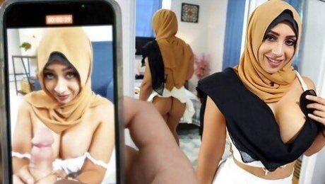 Religious Milf Lilly Hall Gives Younger Guy A Blowjob During Online Live Video - Hijab Mylfs